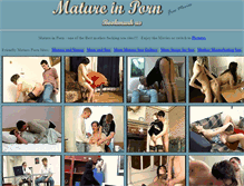 Tablet Screenshot of matureinporn.net